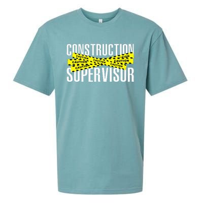 Construction Supervisor Road Worker Construction Worker Road Sueded Cloud Jersey T-Shirt