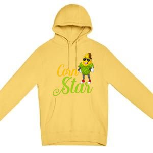 Corn Star Rancher Barnyard Harvest Farming Barn Cattle Gift Premium Pullover Hoodie