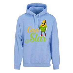 Corn Star Rancher Barnyard Harvest Farming Barn Cattle Gift Unisex Surf Hoodie