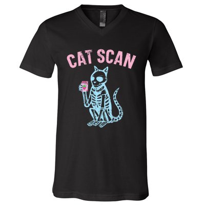 Cat Scan Radiologist Radiologic Technologist Radiology Squad V-Neck T-Shirt