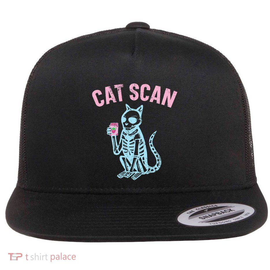 Cat Scan Radiologist Radiologic Technologist Radiology Squad Flat Bill Trucker Hat