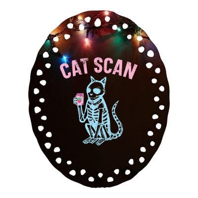 Cat Scan Radiologist Radiologic Technologist Radiology Squad Ceramic Oval Ornament