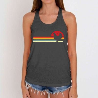 Chicken Shirts Retro Style Women's Knotted Racerback Tank