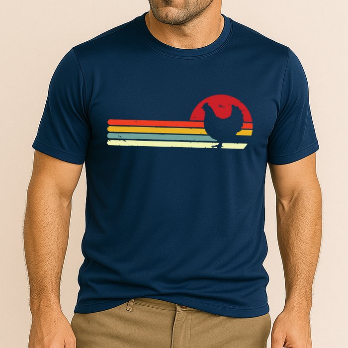 Chicken Shirts Retro Style Cooling Performance Crew T-Shirt
