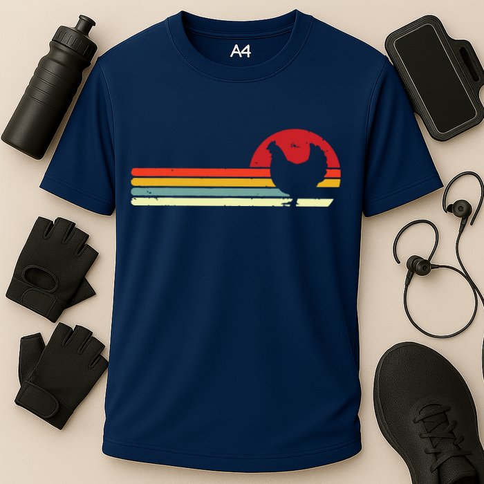 Chicken Shirts Retro Style Cooling Performance Crew T-Shirt