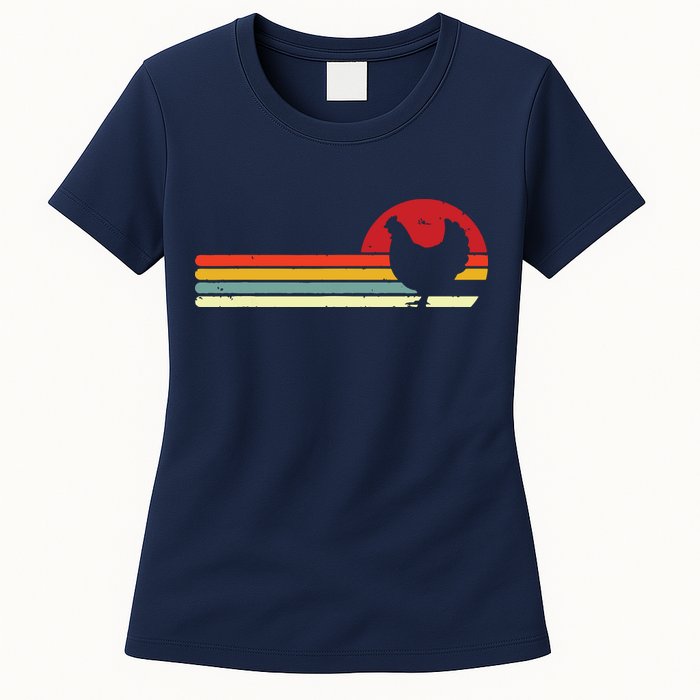 Chicken Shirts Retro Style Womens T-Shirt