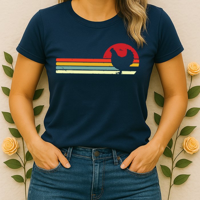 Chicken Shirts Retro Style Womens T-Shirt