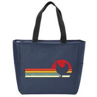 Chicken Shirts Retro Style Zip Tote Bag