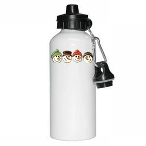 Christmas Snowman Retro Snowman Cute Christmas Aluminum Water Bottle