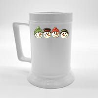 Christmas Snowman Retro Snowman Cute Christmas Beer Stein