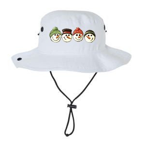 Christmas Snowman Retro Snowman Cute Christmas Legacy Cool Fit Booney Bucket Hat