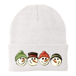 Christmas Snowman Retro Snowman Cute Christmas Knit Cap Winter Beanie