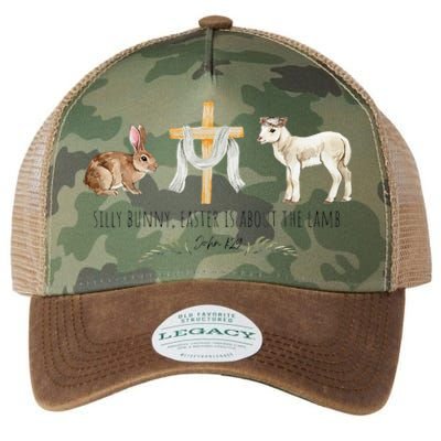 christian Silly Rabbit Easter Is For Jesus Legacy Tie Dye Trucker Hat