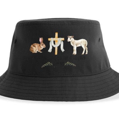 christian Silly Rabbit Easter Is For Jesus Sustainable Bucket Hat