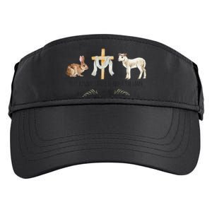 christian Silly Rabbit Easter Is For Jesus Adult Drive Performance Visor