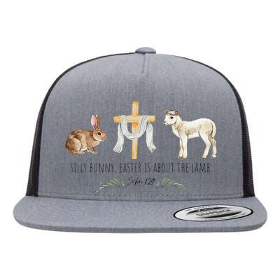 christian Silly Rabbit Easter Is For Jesus Flat Bill Trucker Hat