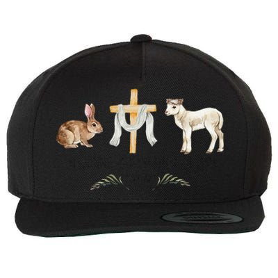 christian Silly Rabbit Easter Is For Jesus Wool Snapback Cap