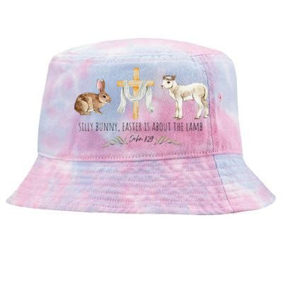 christian Silly Rabbit Easter Is For Jesus Tie-Dyed Bucket Hat