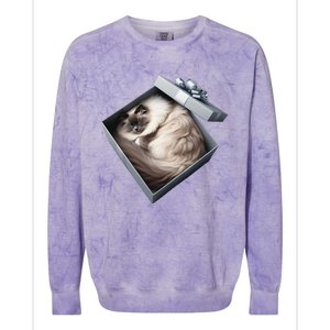 Cat Series. Ragdoll Colorblast Crewneck Sweatshirt