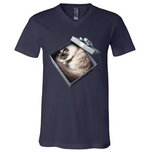 Cat Series. Ragdoll V-Neck T-Shirt