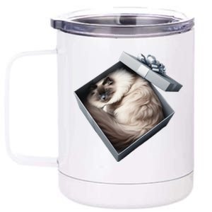 Cat Series. Ragdoll 12 oz Stainless Steel Tumbler Cup