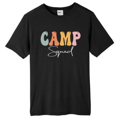 Camp Squad Retro Groovy Vintage Happy First Day Of School Gift Tall Fusion ChromaSoft Performance T-Shirt