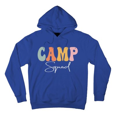 Camp Squad Retro Groovy Vintage Happy First Day Of School Gift Hoodie