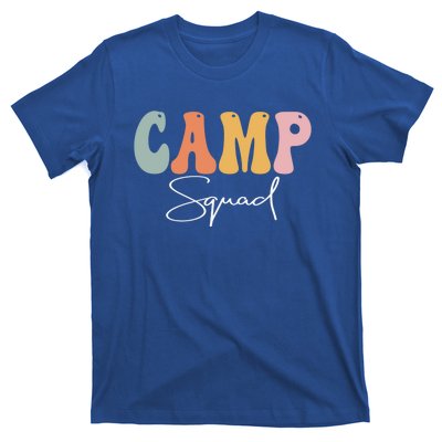 Camp Squad Retro Groovy Vintage Happy First Day Of School Gift T-Shirt