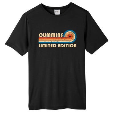 Cummins Surname Retro Vintage 80s 90s Birthday Reunion Tall Fusion ChromaSoft Performance T-Shirt