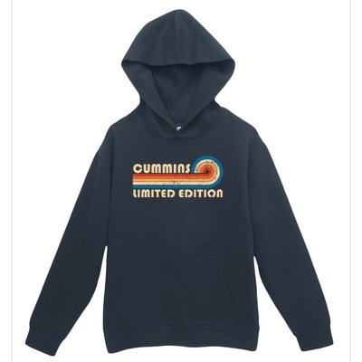 Cummins Surname Retro Vintage 80s 90s Birthday Reunion Urban Pullover Hoodie