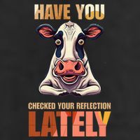 Cocky Sarcastic Rude Arrogant Cow Conceited 7 Panel Mesh Trucker Snapback Hat