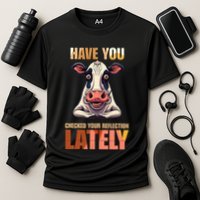 Cocky Sarcastic Rude Arrogant Cow Conceited Cooling Performance Crew T-Shirt
