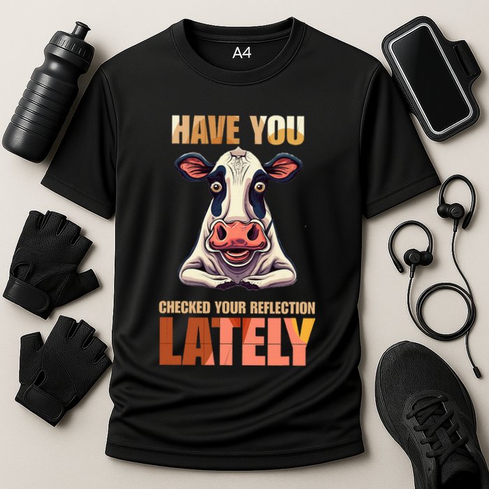 Cocky Sarcastic Rude Arrogant Cow Conceited Cooling Performance Crew T-Shirt