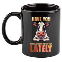Cocky Sarcastic Rude Arrogant Cow Conceited 11oz C Handle Ceramic Mug
