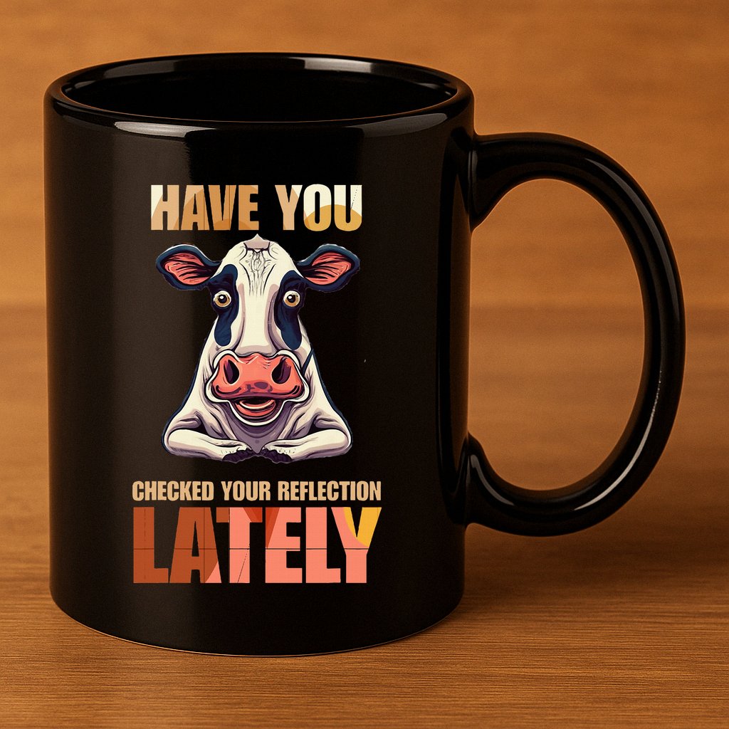 Cocky Sarcastic Rude Arrogant Cow Conceited 11oz C Handle Ceramic Mug