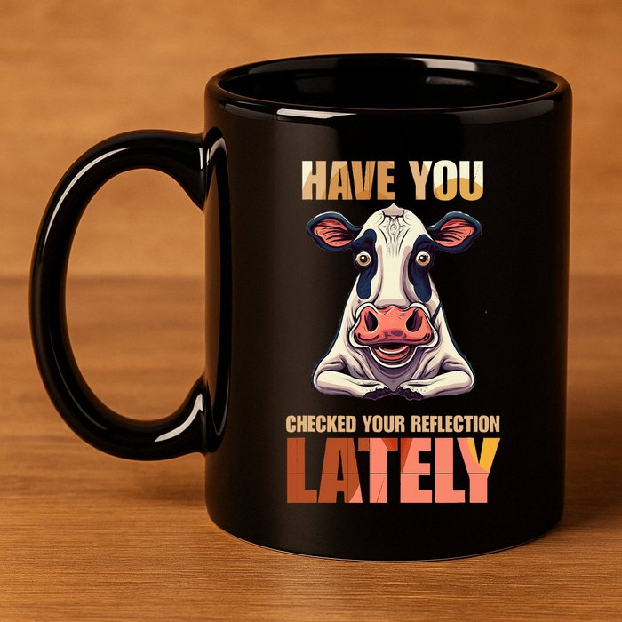 Cocky Sarcastic Rude Arrogant Cow Conceited 11oz C Handle Ceramic Mug