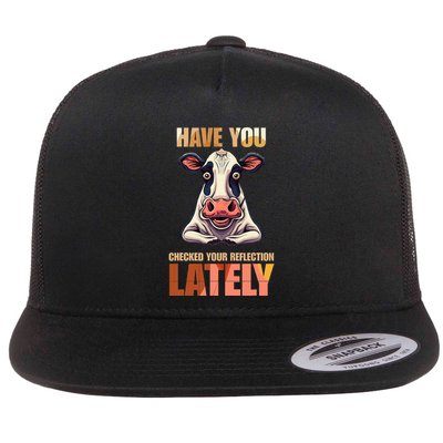 Cocky Sarcastic Rude Arrogant Cow Conceited Flatbill Hat