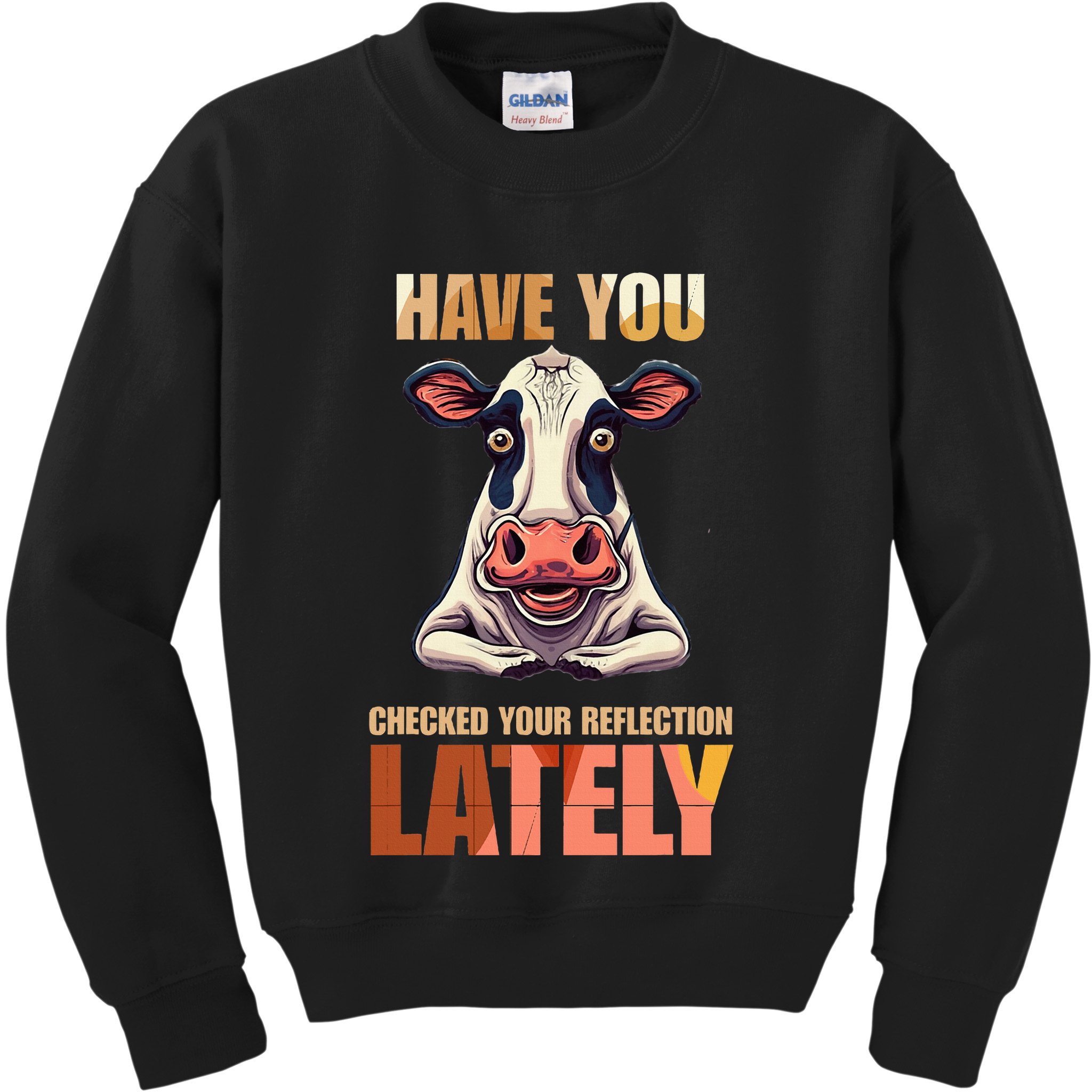 Cocky Sarcastic Rude Arrogant Cow Conceited Kids Sweatshirt