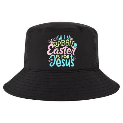 Colorful Silly Rabbit Easter Is For Jesus Christ Funny Cool Comfort Performance Bucket Hat