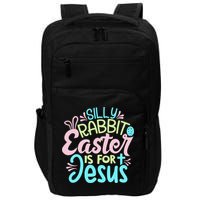 Colorful Silly Rabbit Easter Is For Jesus Christ Funny Impact Tech Backpack