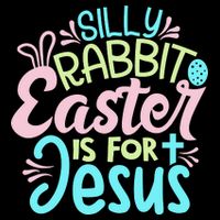 Colorful Silly Rabbit Easter Is For Jesus Christ Funny Impact Tech Backpack