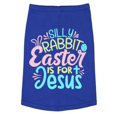 Colorful Silly Rabbit Easter Is For Jesus Christ Funny Doggie Tank