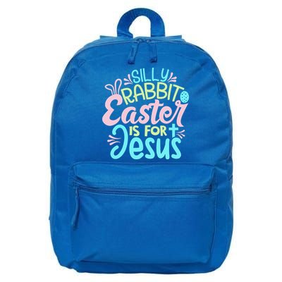 Colorful Silly Rabbit Easter Is For Jesus Christ Funny 16 in Basic Backpack