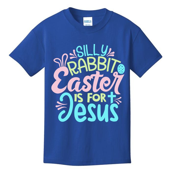 Colorful Silly Rabbit Easter Is For Jesus Christ Funny Kids T-Shirt
