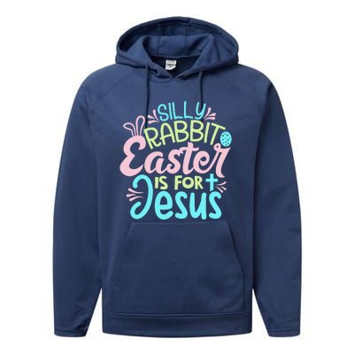 Colorful Silly Rabbit Easter Is For Jesus Christ Funny Performance Fleece Hoodie