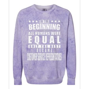 Customer Service Representative Funny Personalized Gift Colorblast Crewneck Sweatshirt