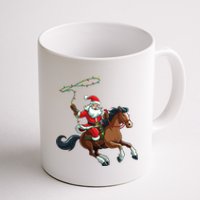 Cowboy Santa Riding A Horse Christmas Funny  Coffee Mug