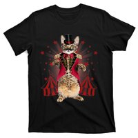 Circus S Ringmaster Cat Ringmaster Costume T-Shirt