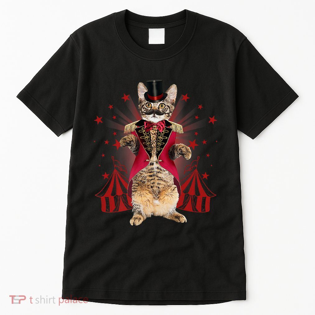 Circus S Ringmaster Cat Ringmaster Costume Tall T-Shirt