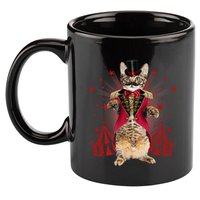 Circus S Ringmaster Cat Ringmaster Costume 11oz C Handle Ceramic Mug